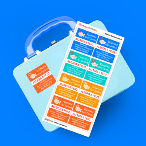 Etiqueta de Alerta Alergia
