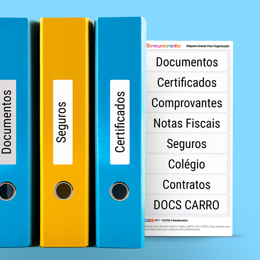 etiqquetas de organização