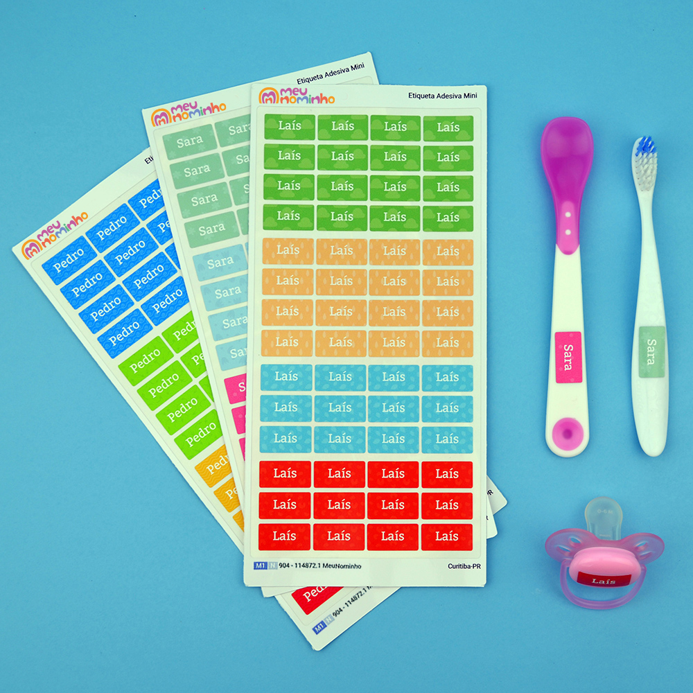 Etiquetas Escolares Mini Ilustrada