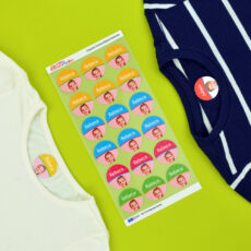 Etiquetas Escolares - Etiquetas Termocolantes Redonda Com Foto